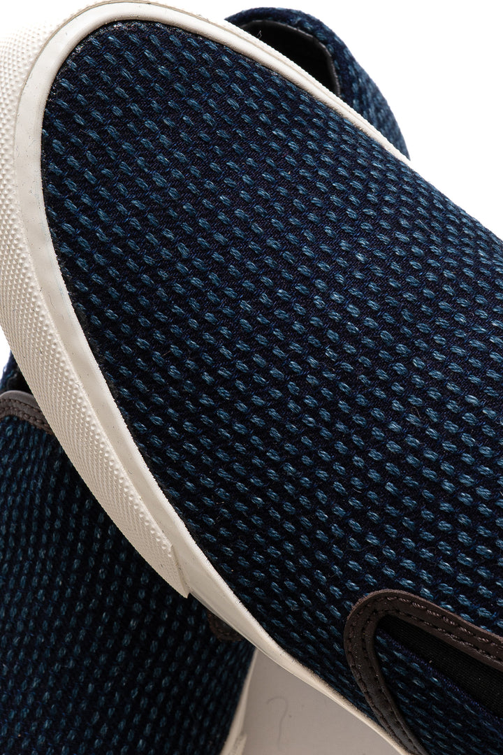 Indigo Selvedge Sashiko Slip on