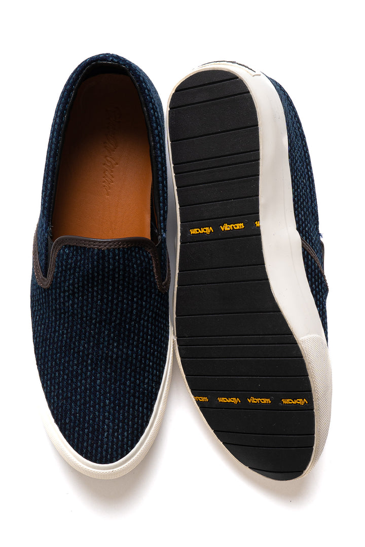 Indigo Selvedge Sashiko Slip on