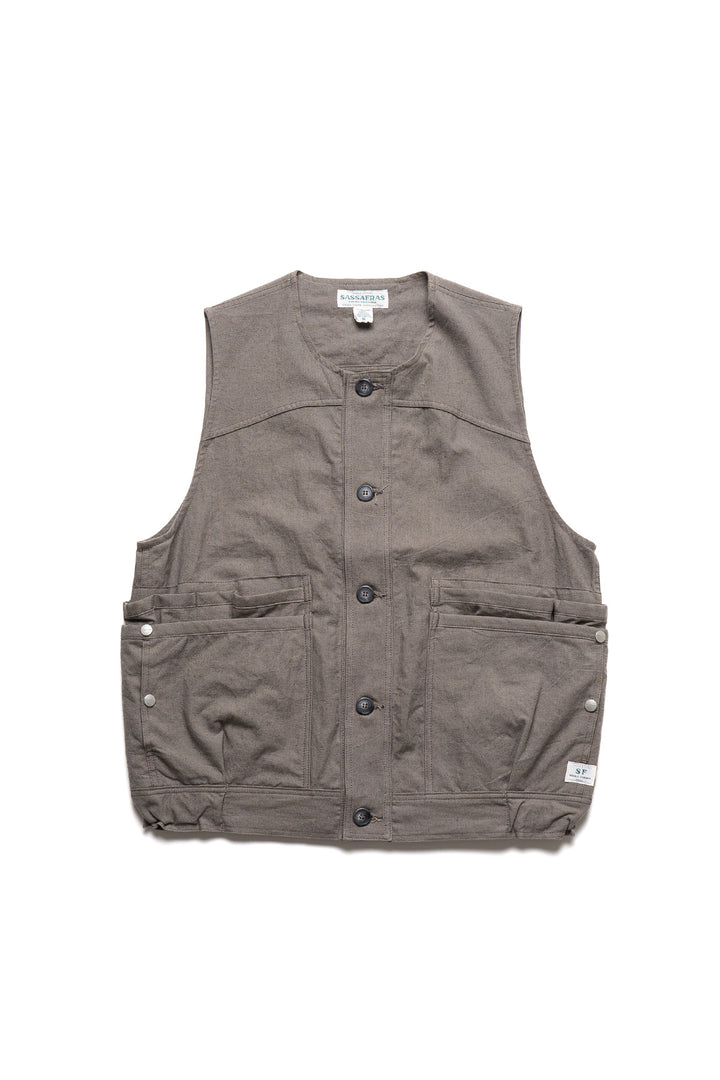 Overgrown Hiker Vest - Dusty Gray