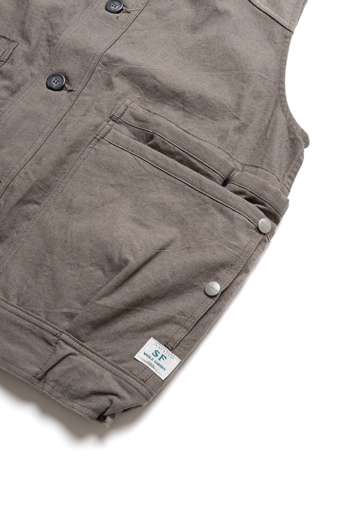 Overgrown Hiker Vest - Dusty Gray