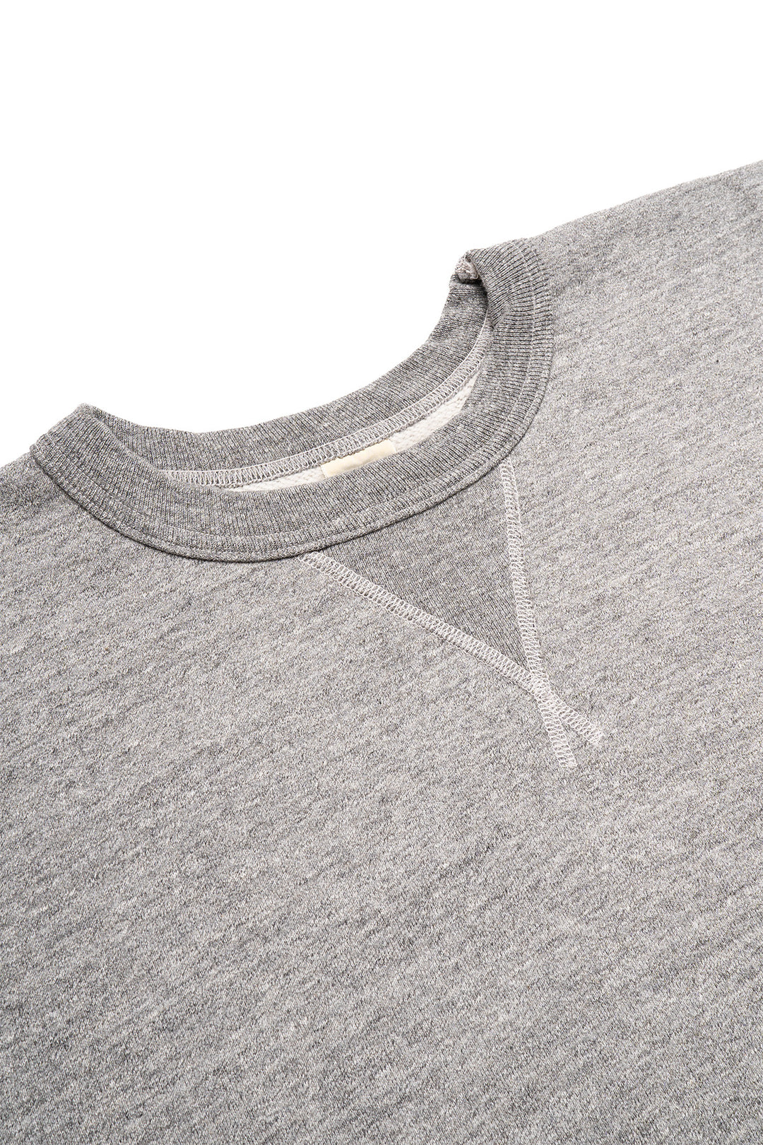 Set-In Crew Neck Sweatshirt - Heather Gray