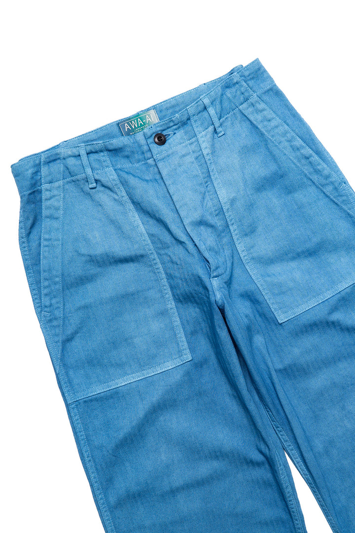 AWA-AI 1886  Natural Indigo Baker Pants