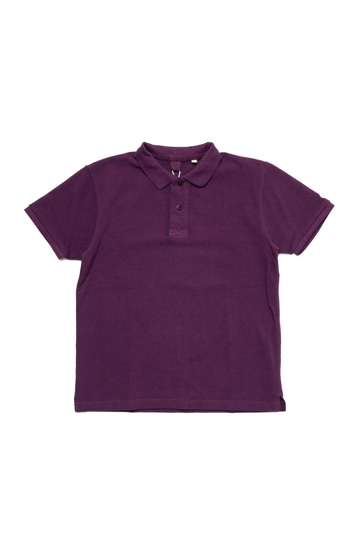 Rahben Stitch Polo Shirt - Purple