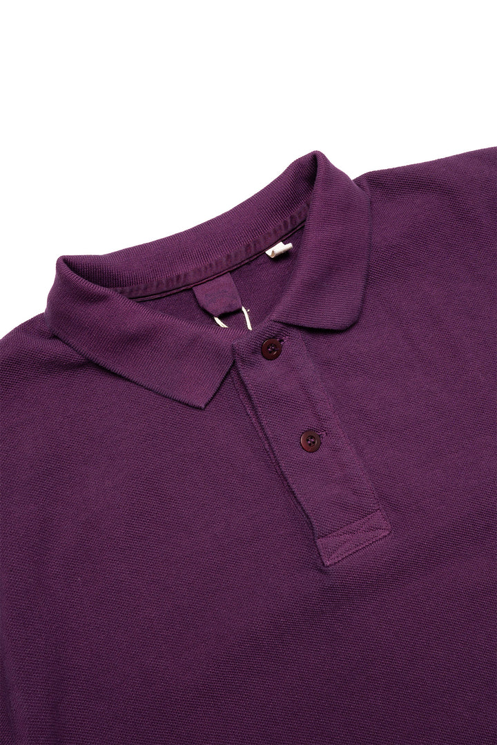 Rahben Stitch Polo Shirt - Purple