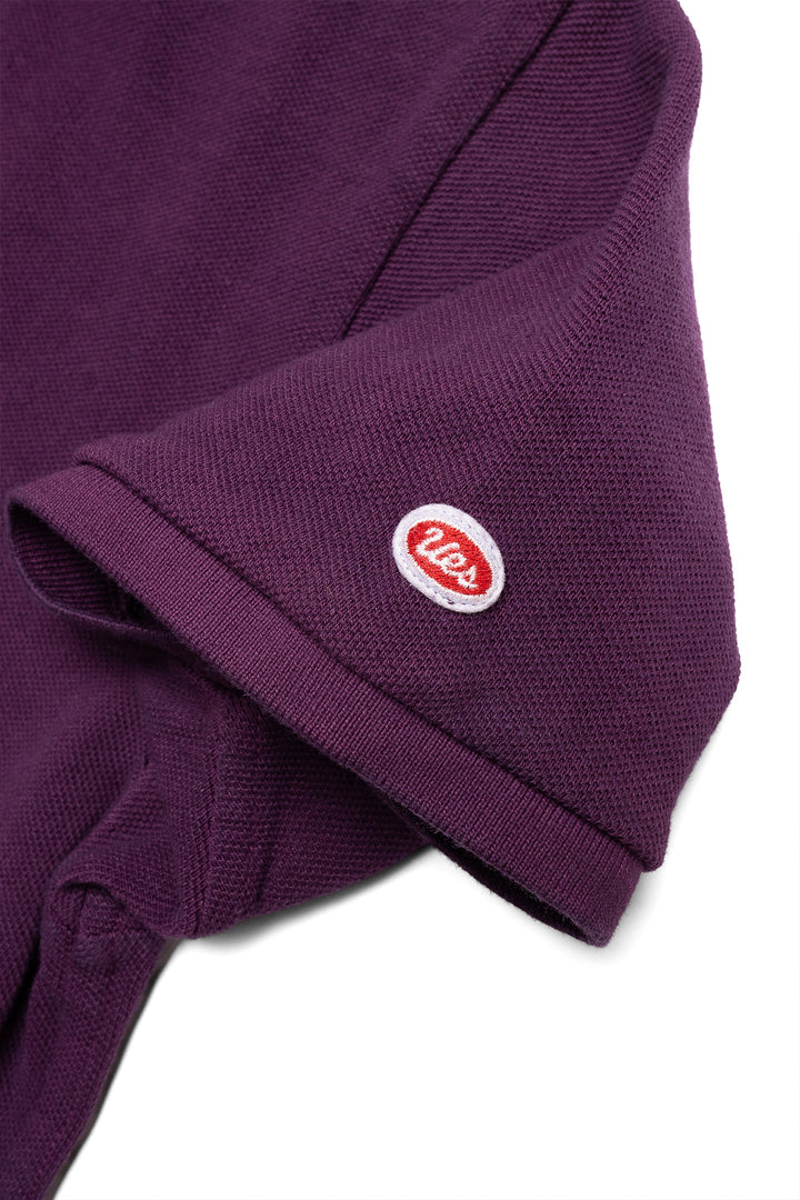 Rahben Stitch Polo Shirt - Purple