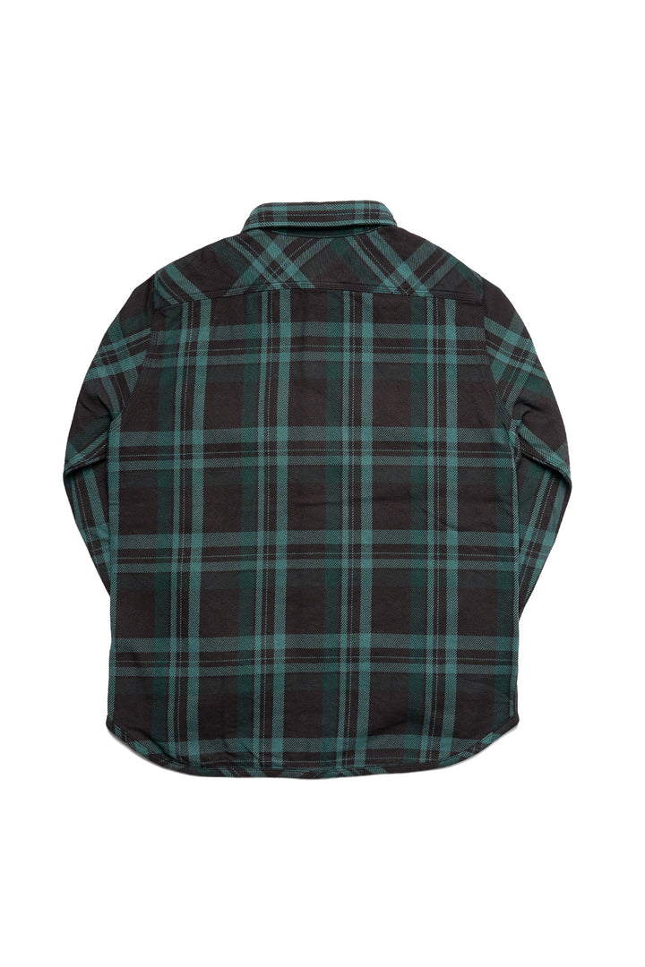 Extra Heavy Flannel Shirt - Green