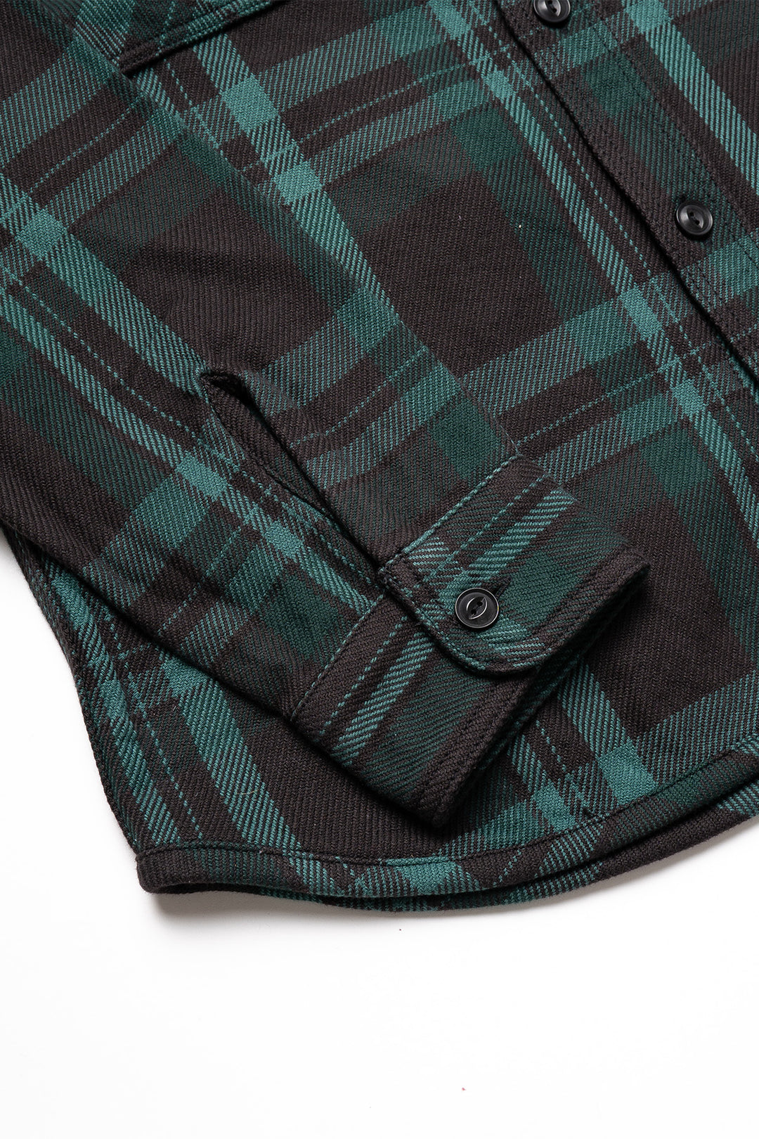 Extra Heavy Flannel Shirt - Green