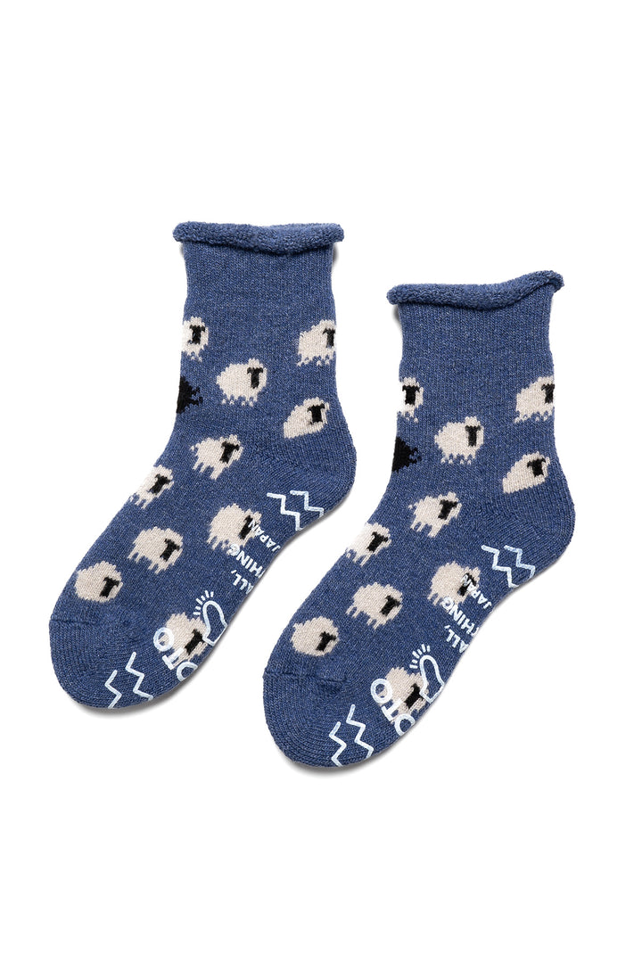 Pile Room Socks "Sheep" - Blue