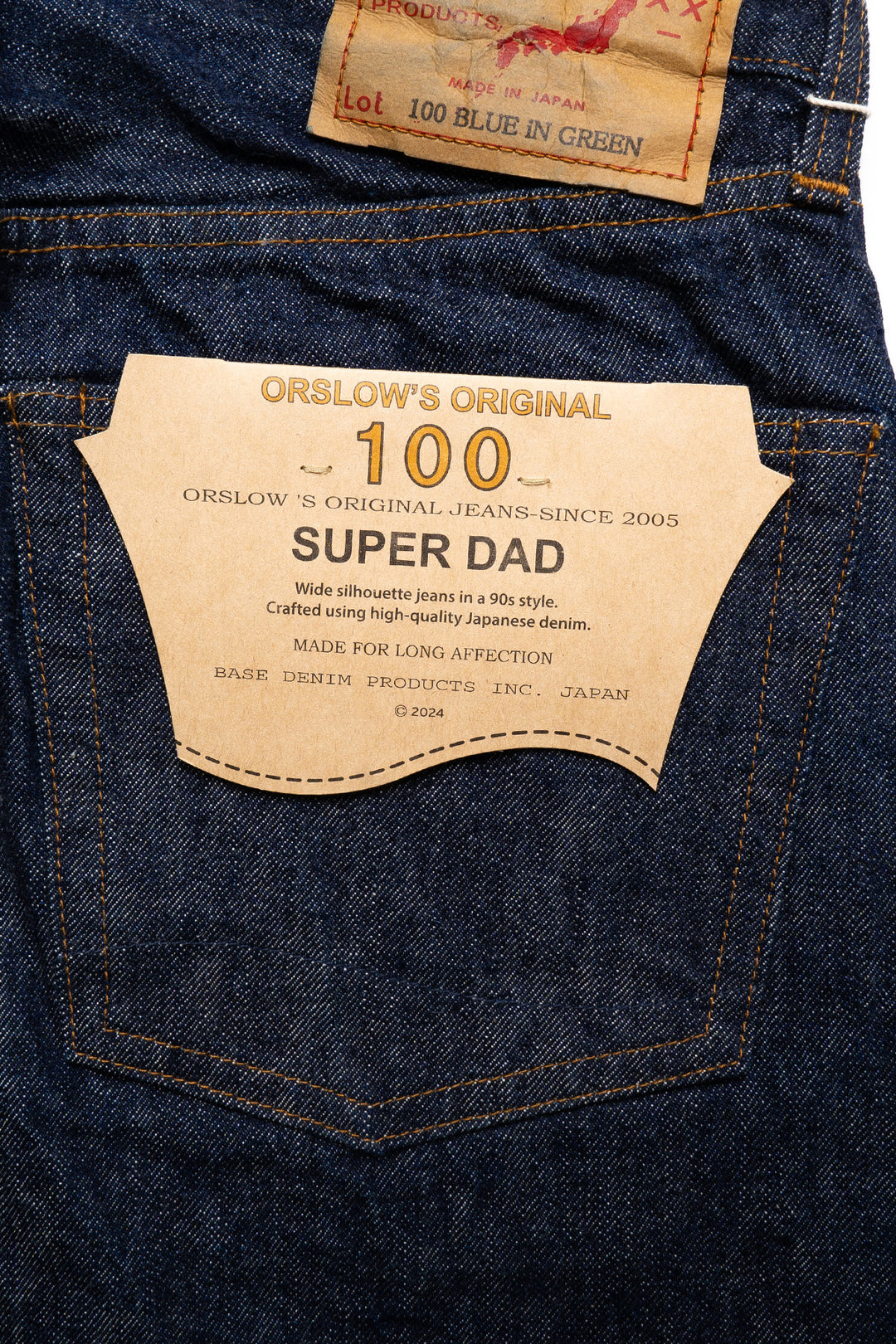 1 Year Wash 13.5oz Denim - Super Dad Wide Fit