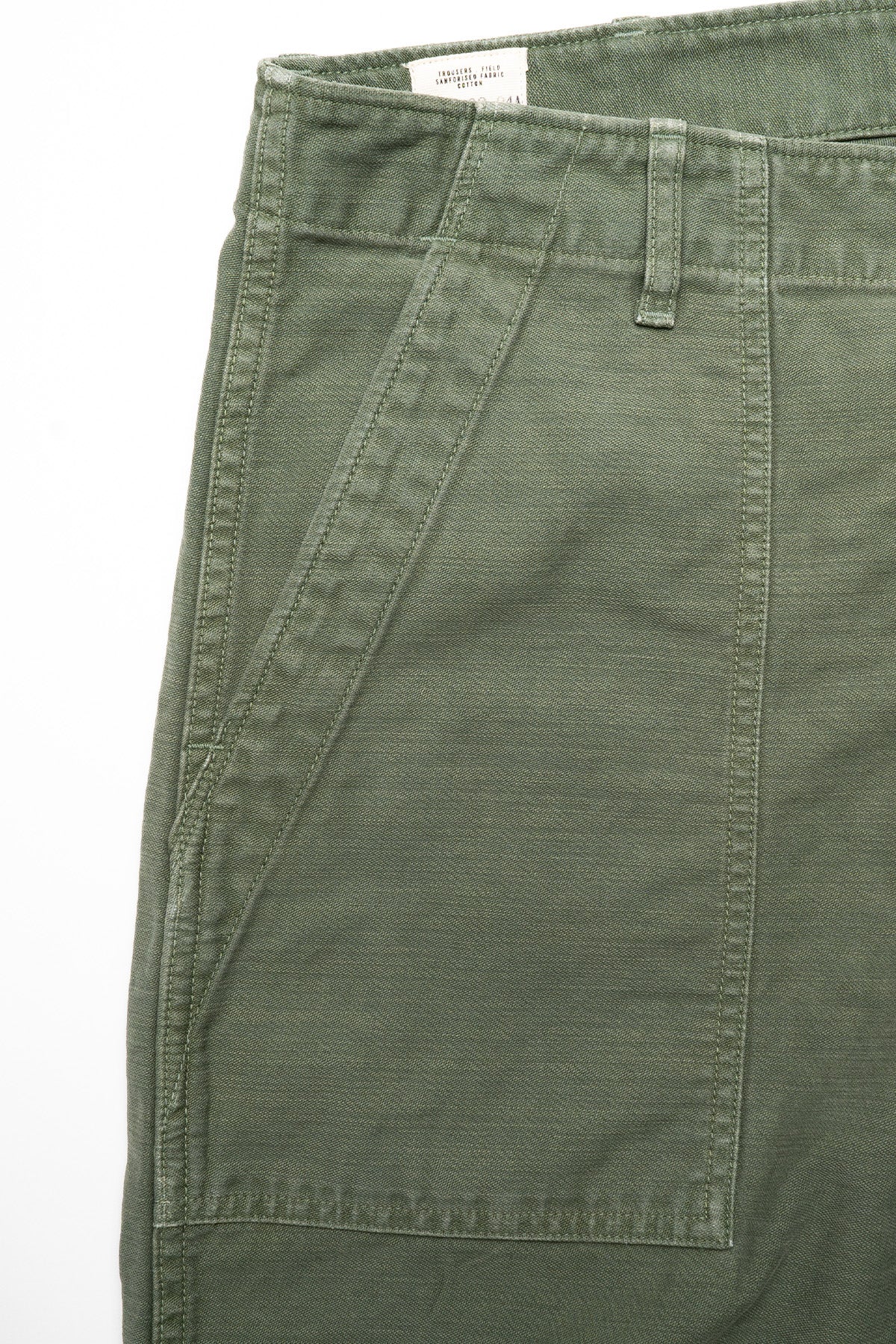 Utility Trousers O.D. - Olive – Blue in Green Denver