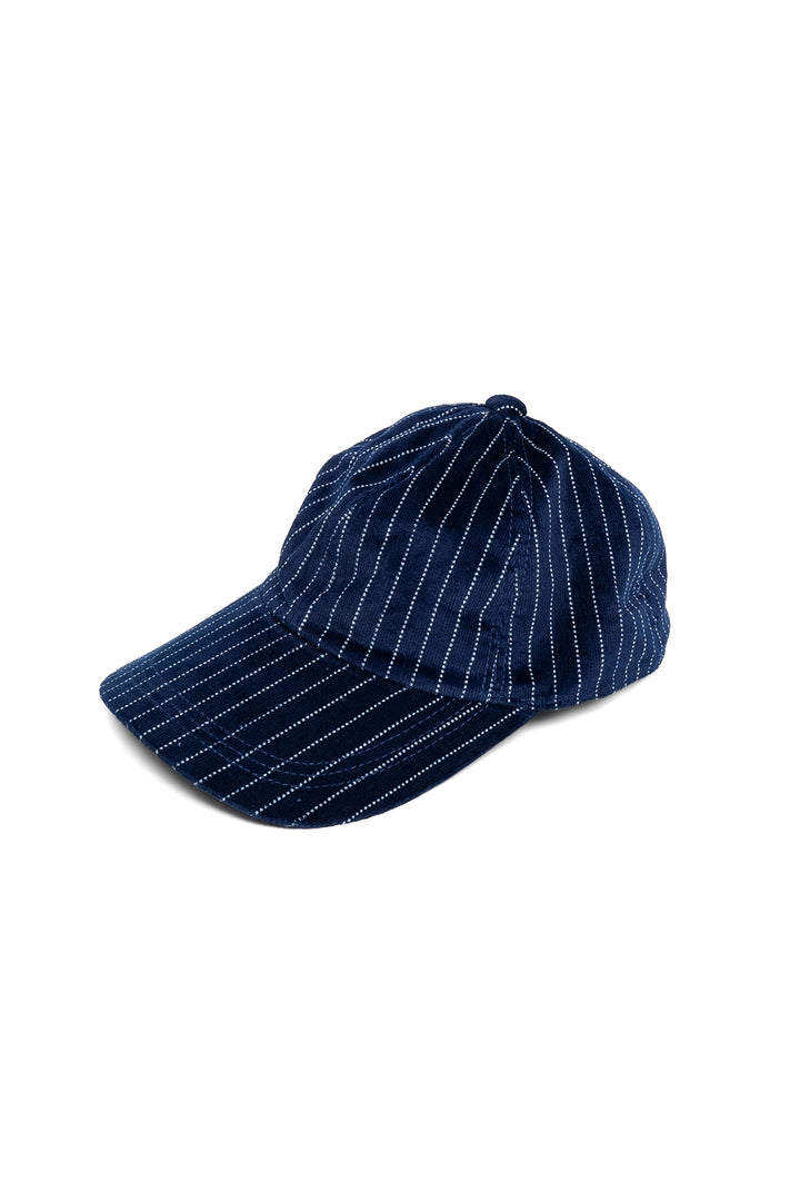 Indigo Wabash Corduroy Baseball Cap