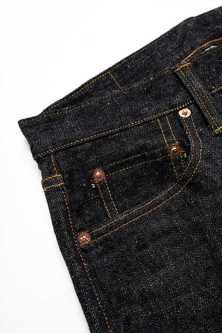 S710XX-BK 17oz Black Denim - Slim Straight