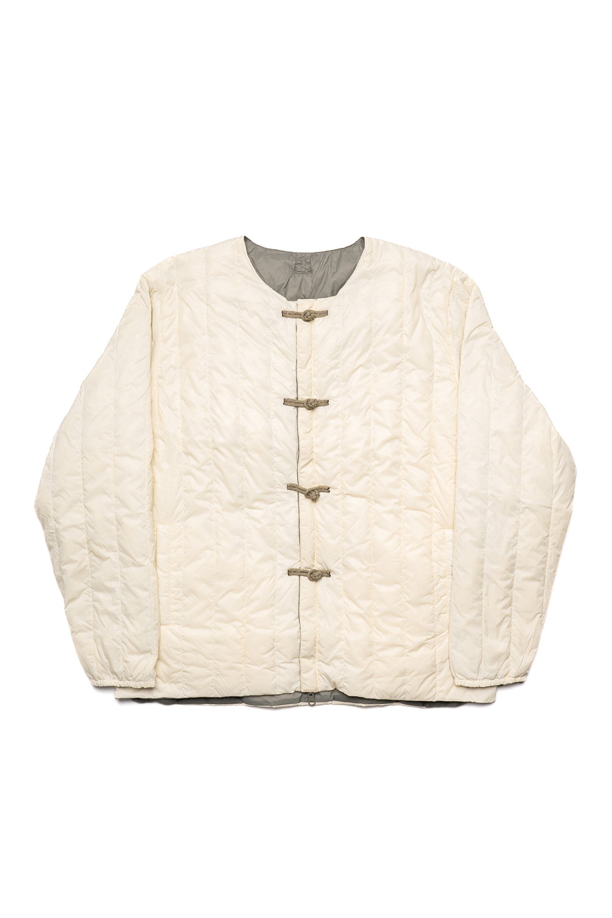 JPSP Reversible China Button Inner Down Jacket - Olive x JPSP Reversible China Button Inner Down Jacket - Olive x