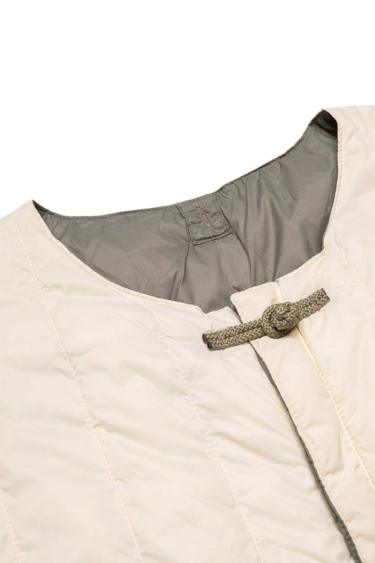 JPSP Reversible China Button Inner Down Jacket - Olive x JPSP Reversible China Button Inner Down Jacket - Olive x