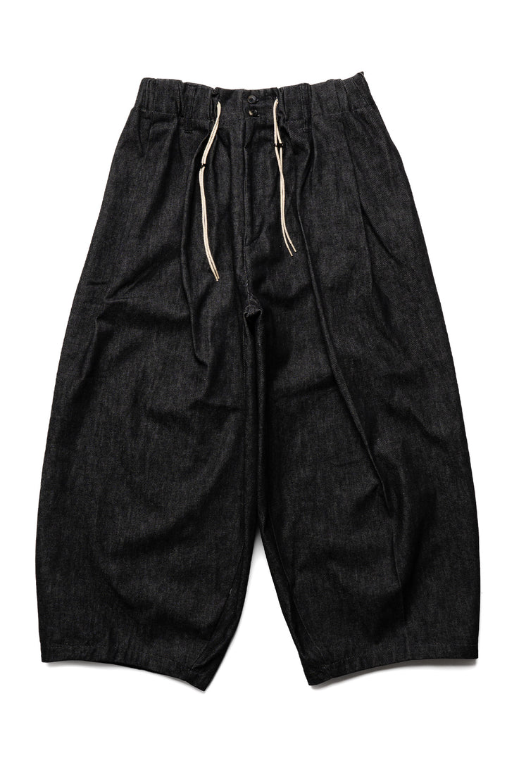 Circular Pants - Black Denim