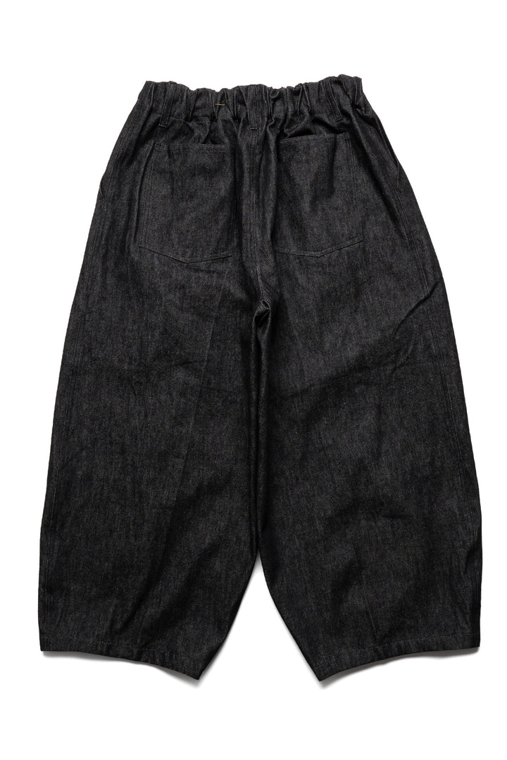 Circular Pants - Black Denim