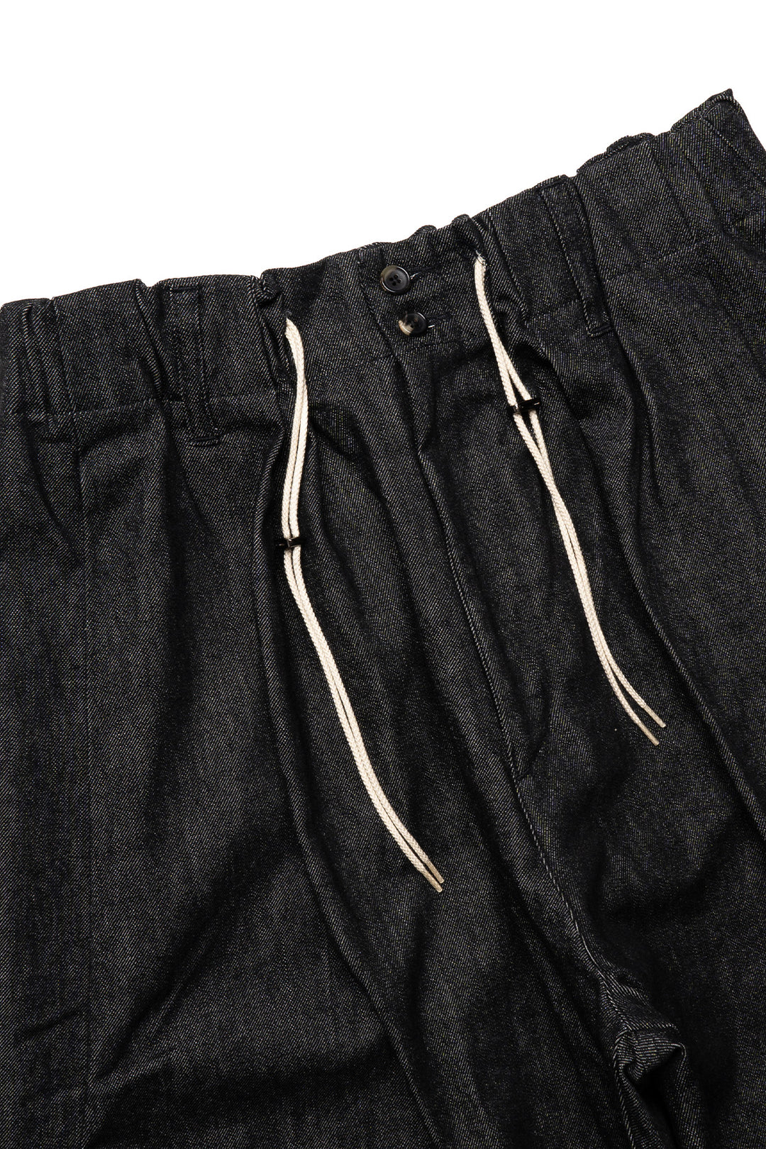 Circular Pants - Black Denim