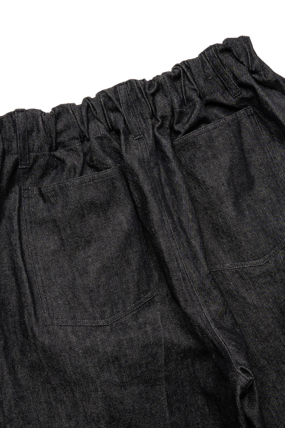 Circular Pants - Black Denim