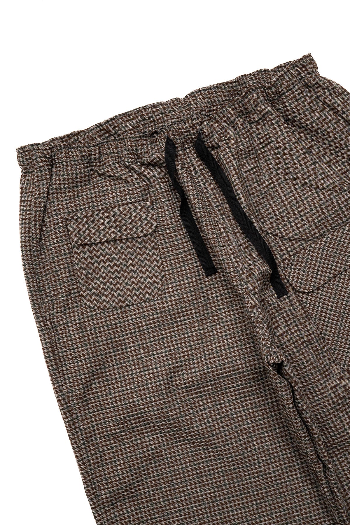 String Cuff Balloon Pant - Poly Plaid Twill - Gunclub Plaid
