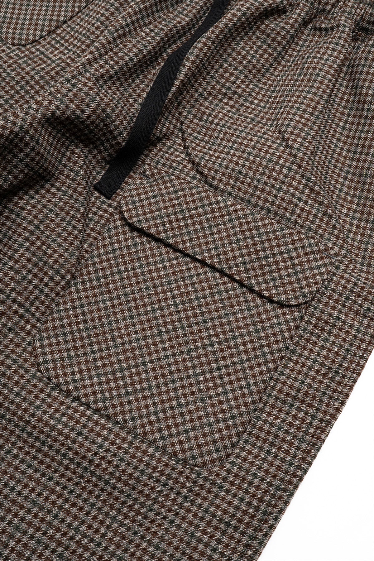 String Cuff Balloon Pant - Poly Plaid Twill - Gunclub Plaid