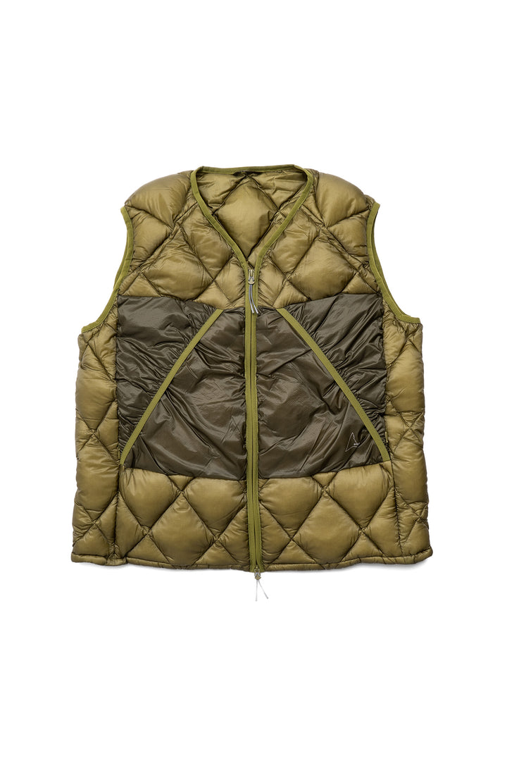 Light Down Vest - Olive Branch