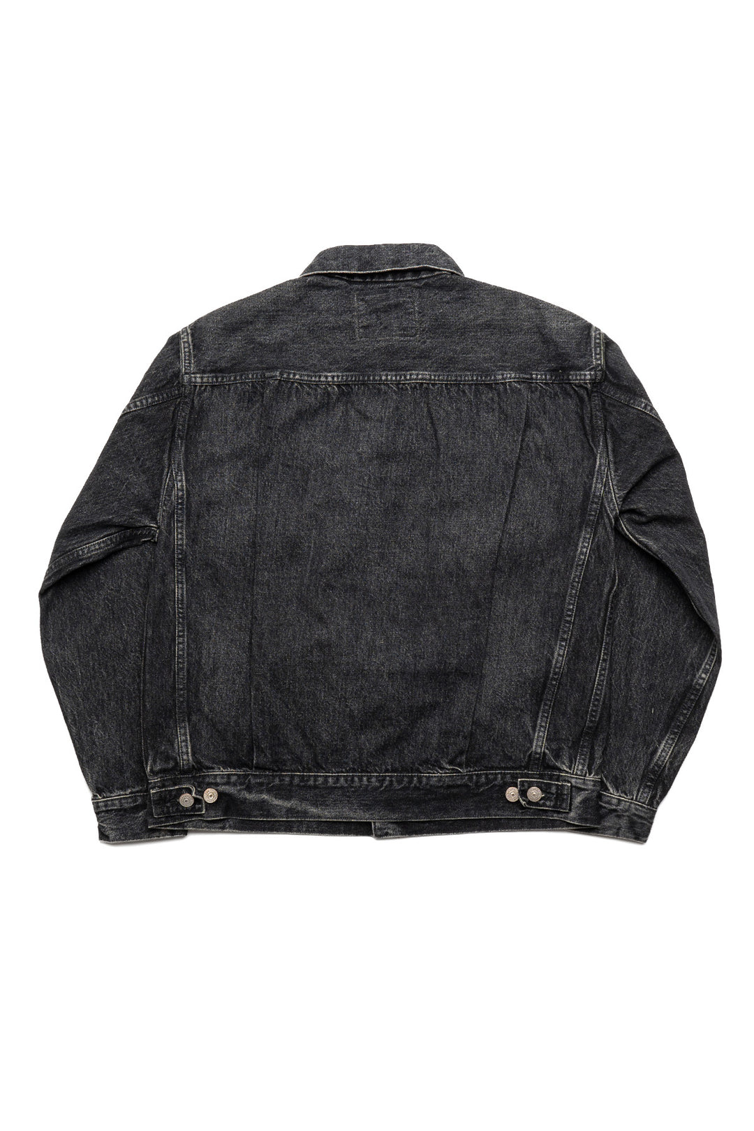 14.25oz. Black Denim Jacket 1953 Aged Model