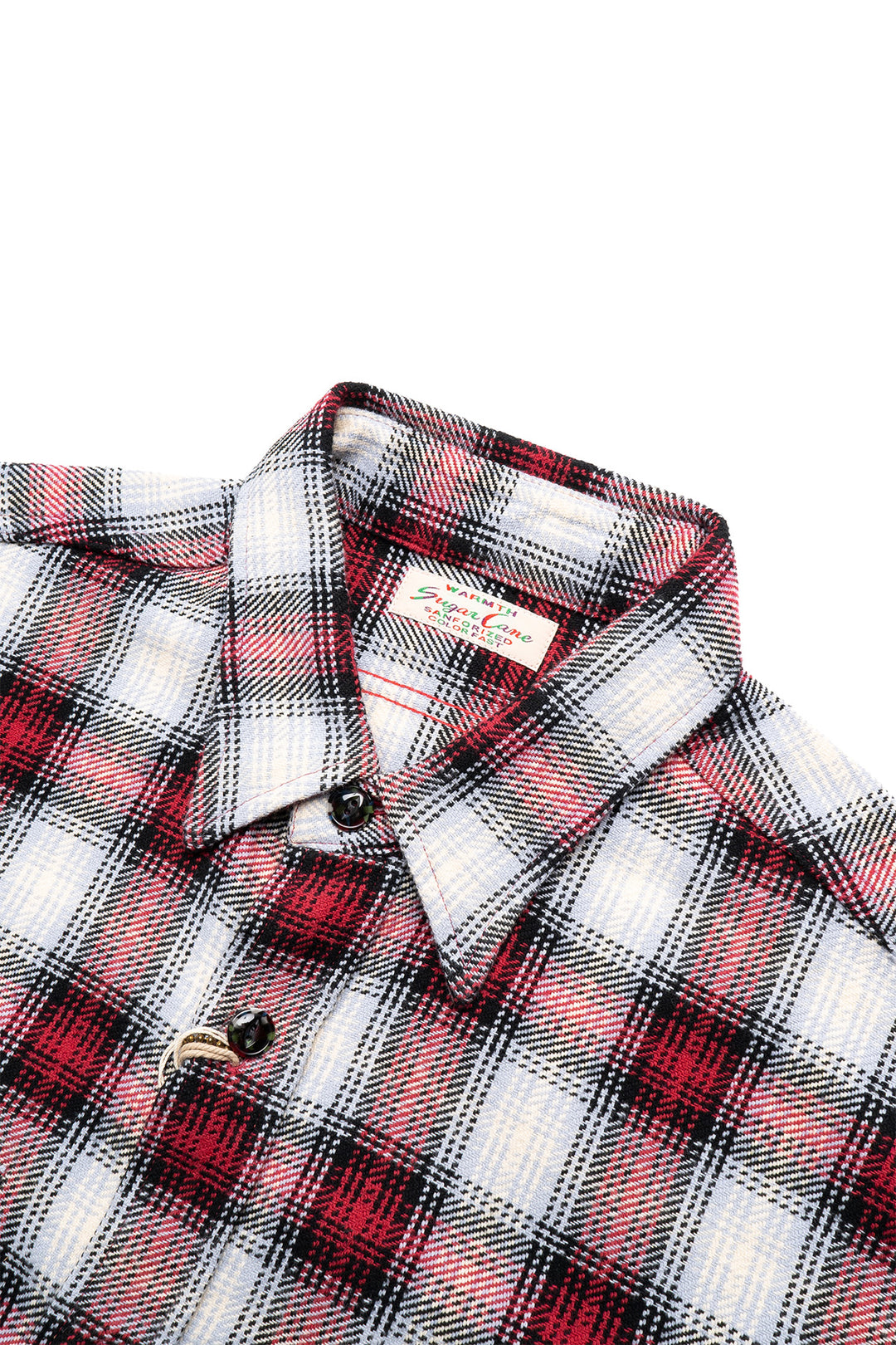 Twill Check L/S Work Shirt - Red