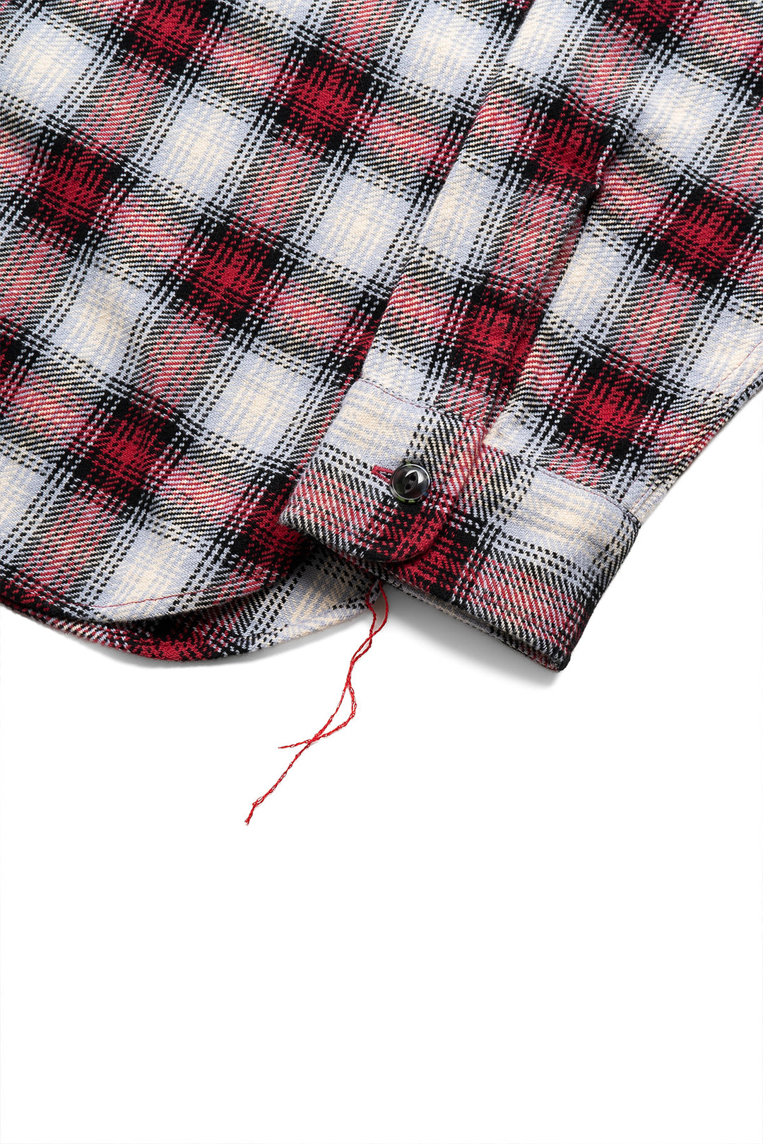 Twill Check L/S Work Shirt - Red