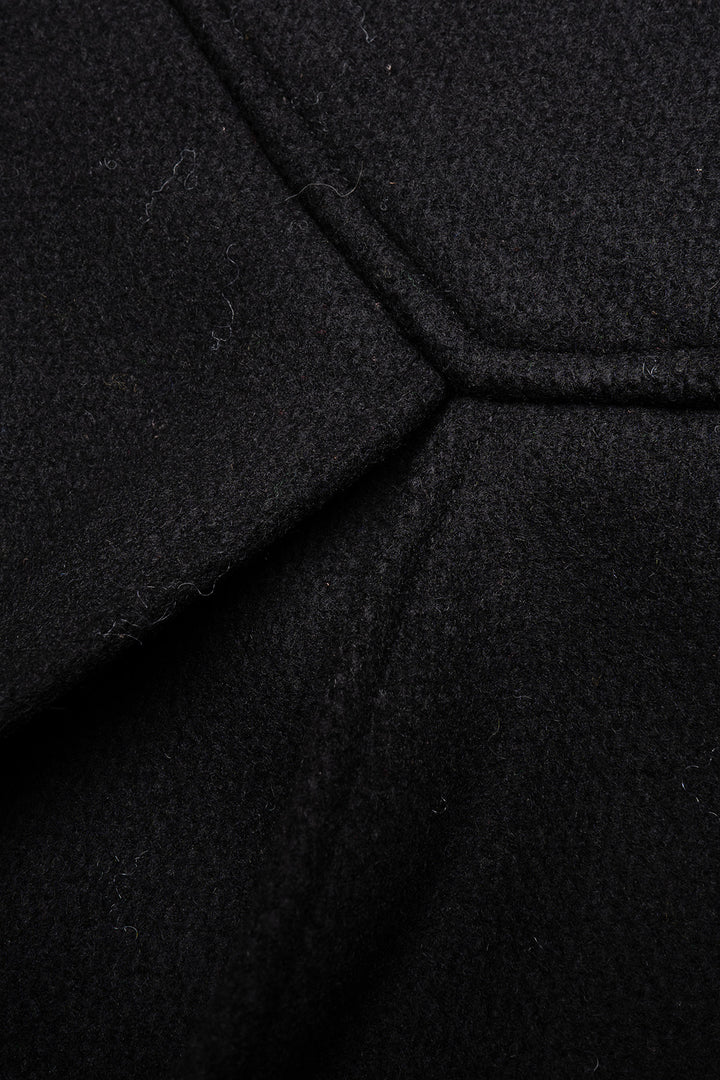 30oz Wool Melton Sports Jacket - Black