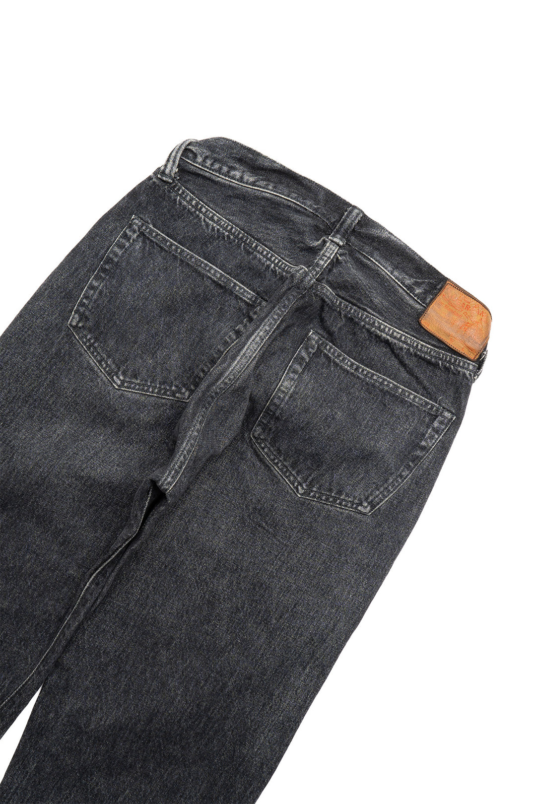 14.25oz. Black Denim 1947 Hard Wash - Straight Fit