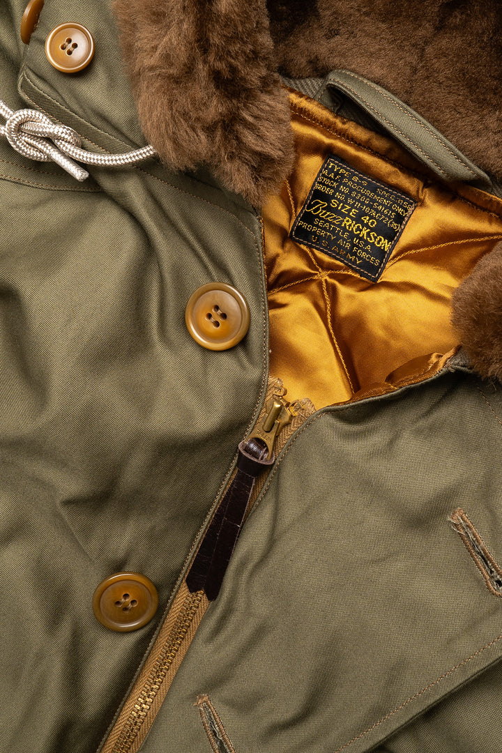 Type B-9 Flight Down Parka - Olive Drab