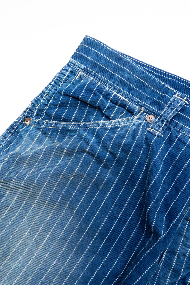 Indigo Wabash Corduroy Work Pants - One Wash