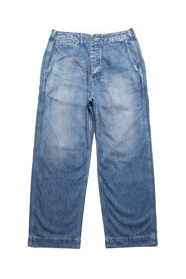 M-41 Denim Trouser - Indigo Hand Wash