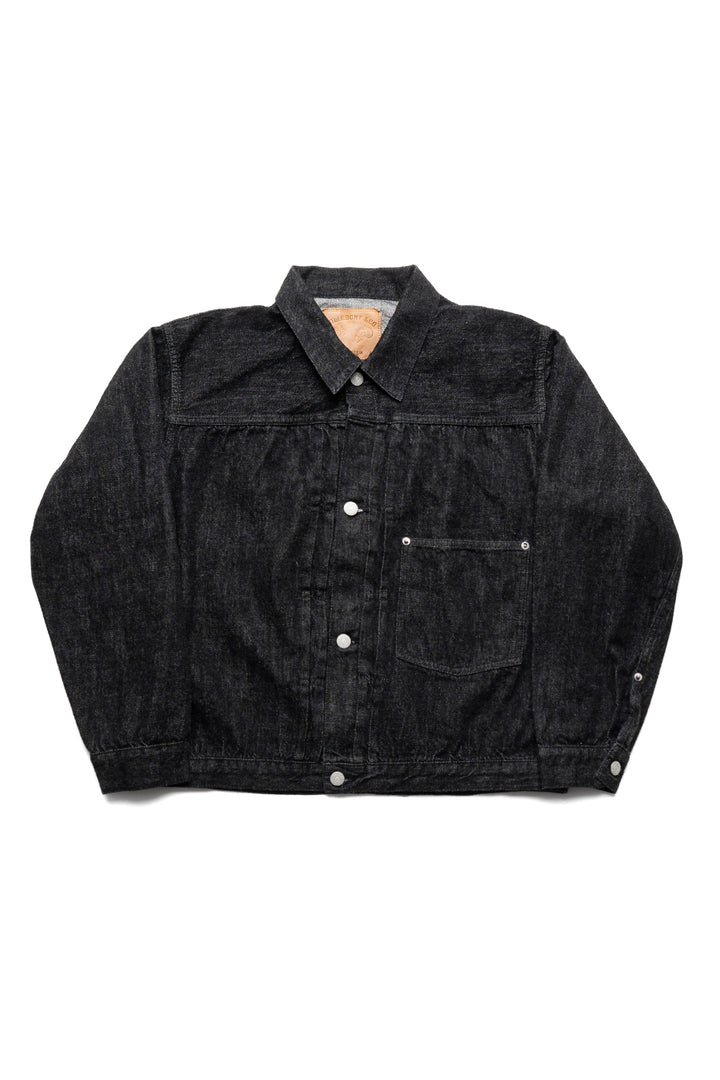 S2107 Black Type 1 Denim Jacket (Super Smooth) - Blue in Green Exclusive