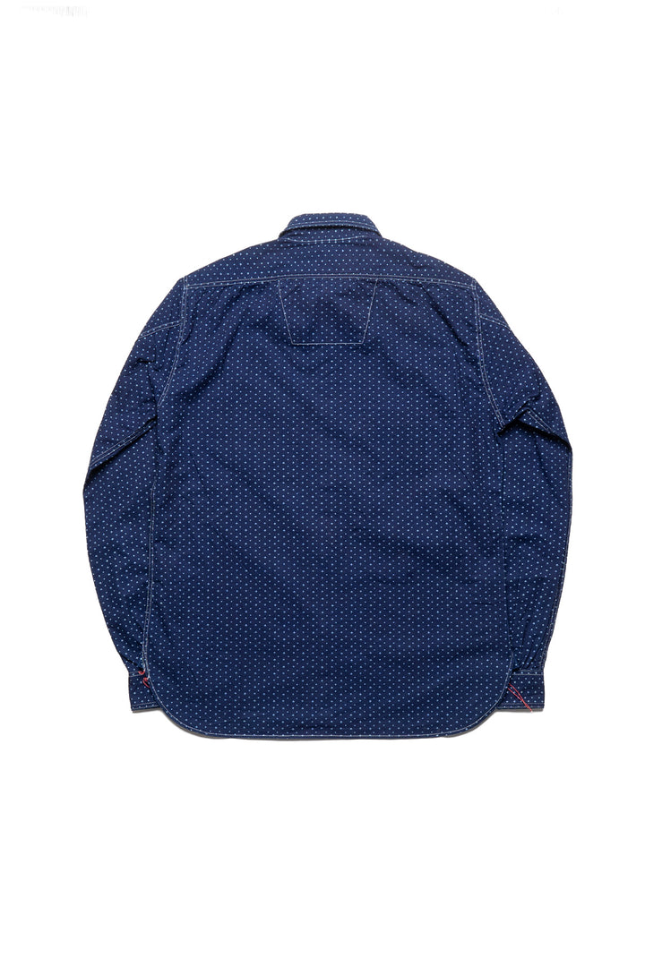 Romance 4.5oz. Indigo "CASINO STRIPE" Work Shirt