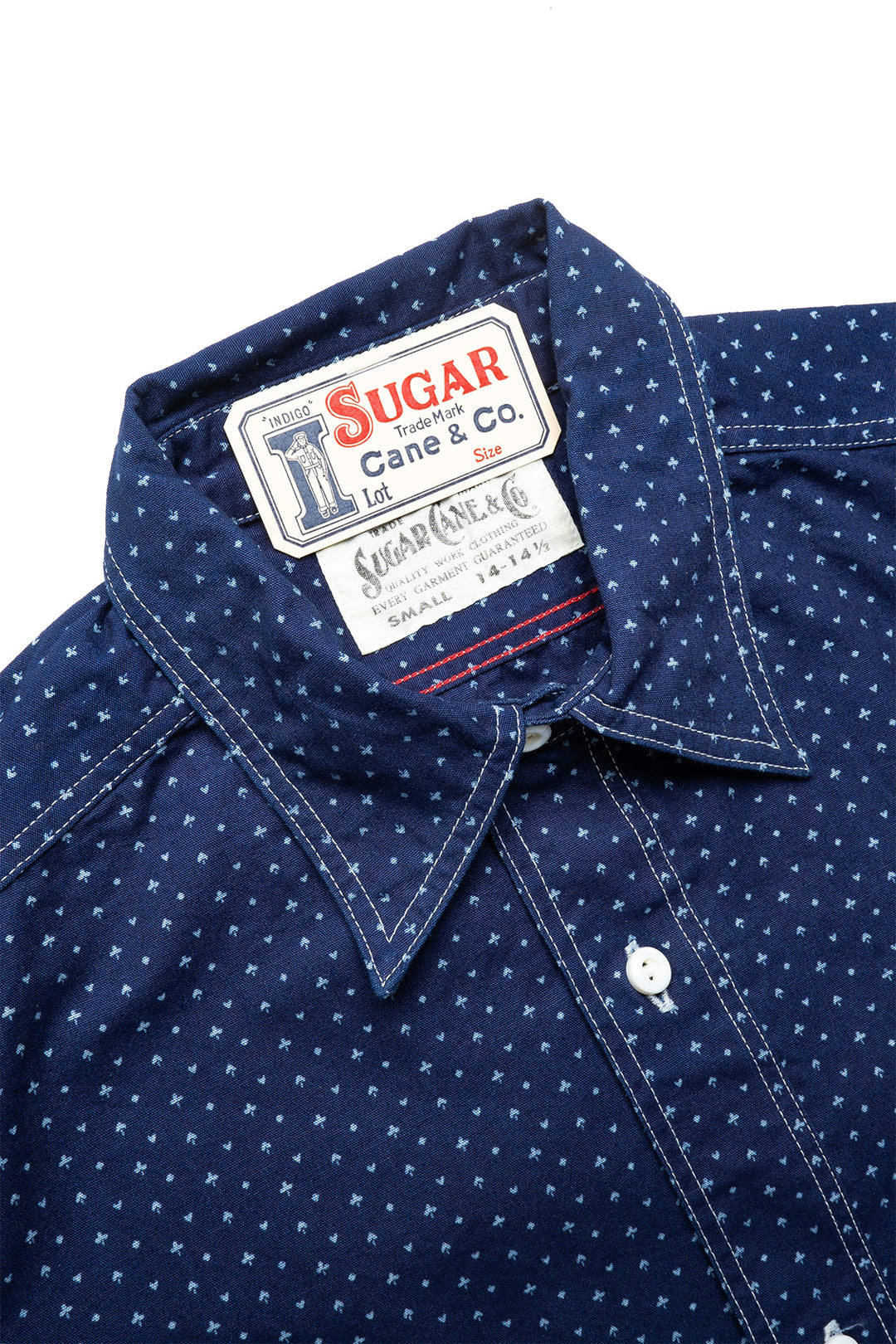 Romance 4.5oz. Indigo "CASINO STRIPE" Work Shirt