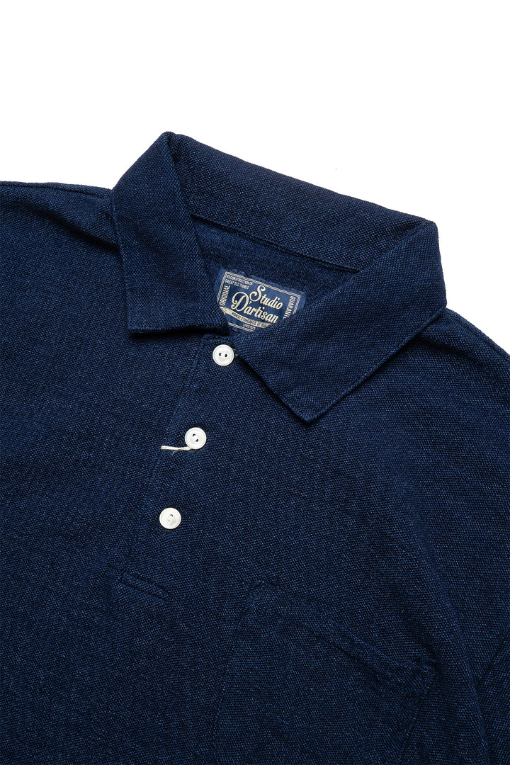 Loopwheel Polo Shirt - Navy