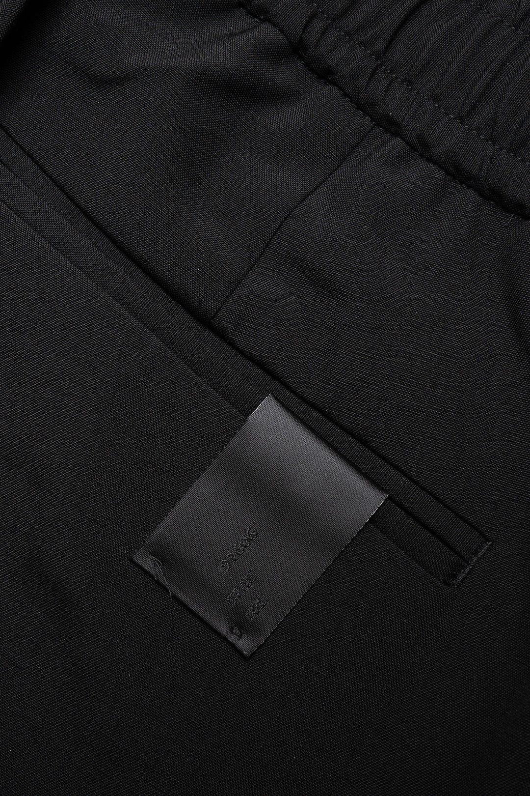 Wide Tapered Easy Slacks - Black