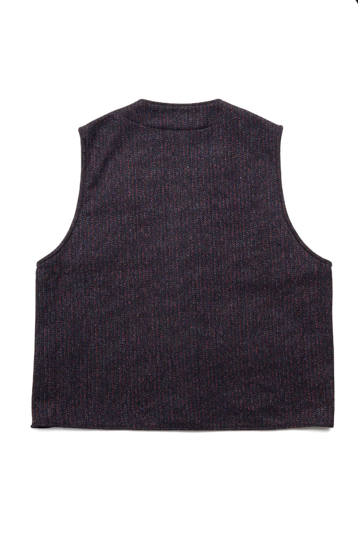 Gilet V-Neck Vest - Dead Stock Tweed Nep