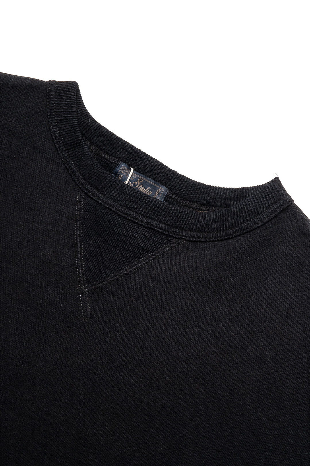 Amami Dorozome Mud Dyed Crew Neck - Indigo x Mud