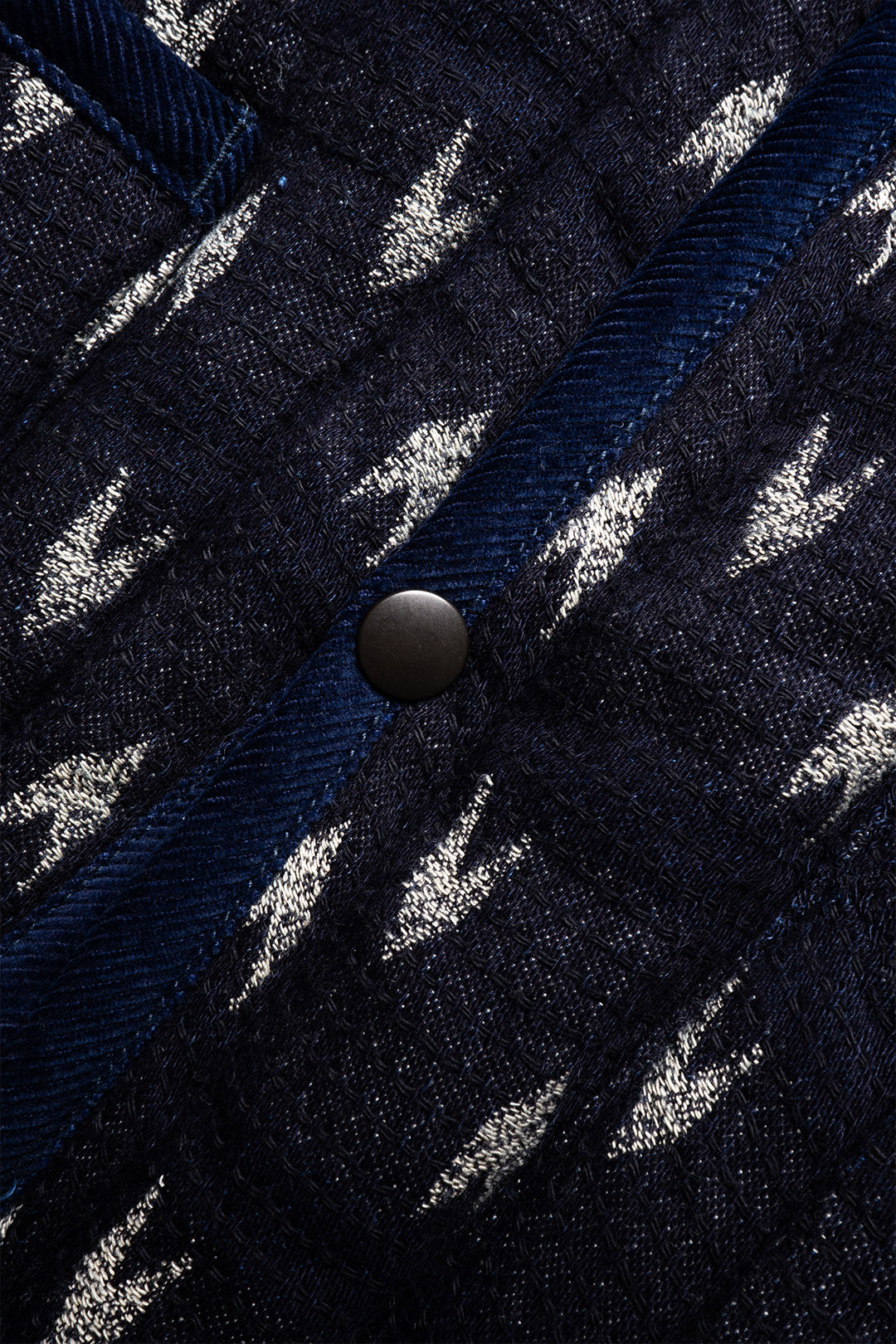 "Arrow Kasuri" Sashiko Jacket - Indigo