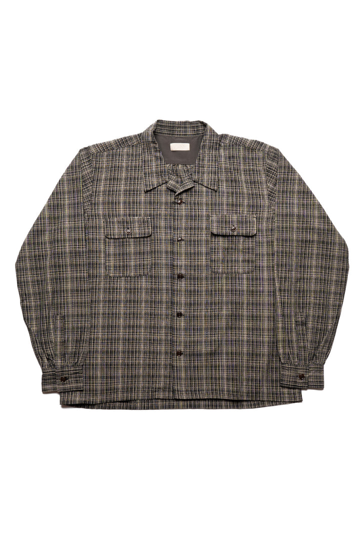 O△X Plaid Shirt - Black