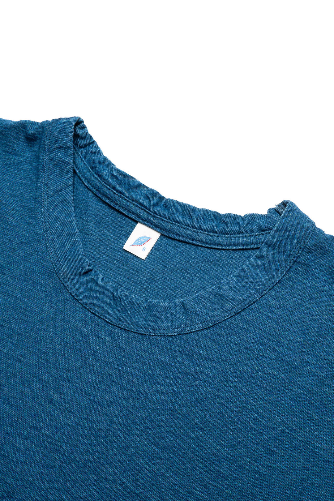 Men's Knitted Long Sleeve T-shirt - Greencast Indigo