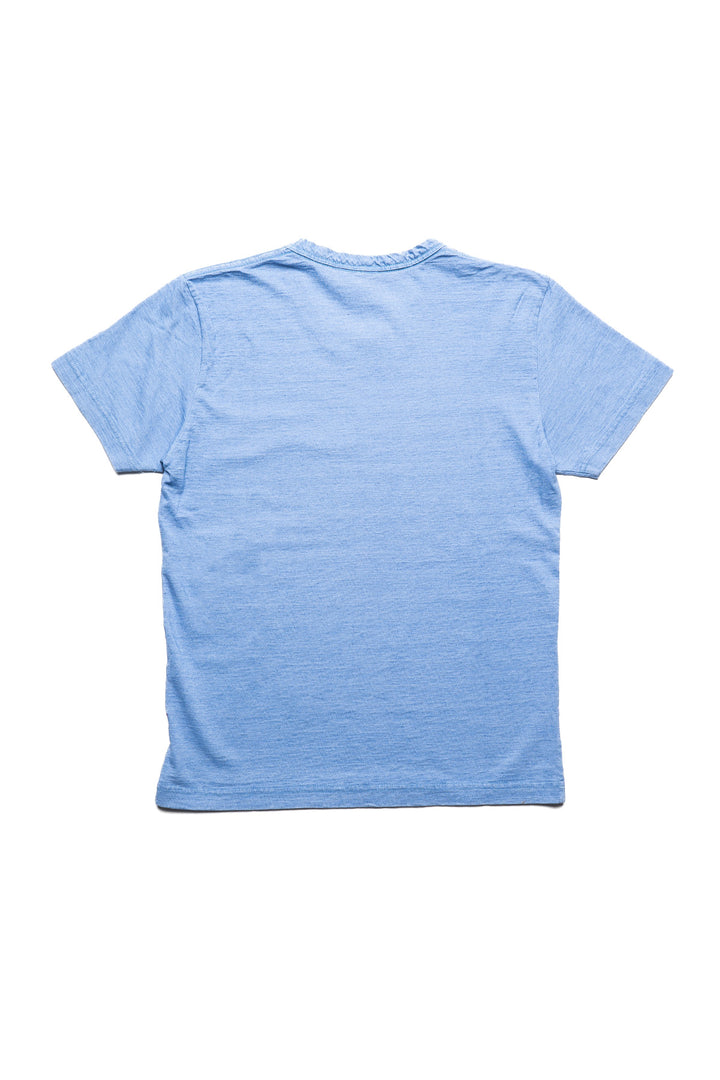 Indigo Jersey Crew Neck T-shirt - Pale Indigo