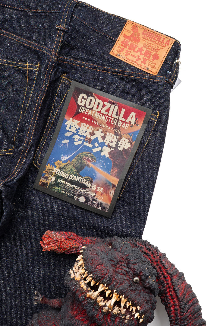 GZ-012S 18oz "Godzilla Great Monster War" Selvedge Jeans - Regular Straight