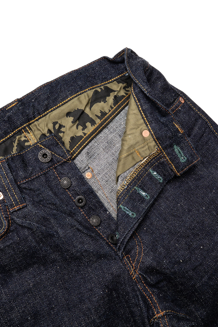 GZ-012S 18oz "Godzilla Great Monster War" Selvedge Jeans - Regular Straight