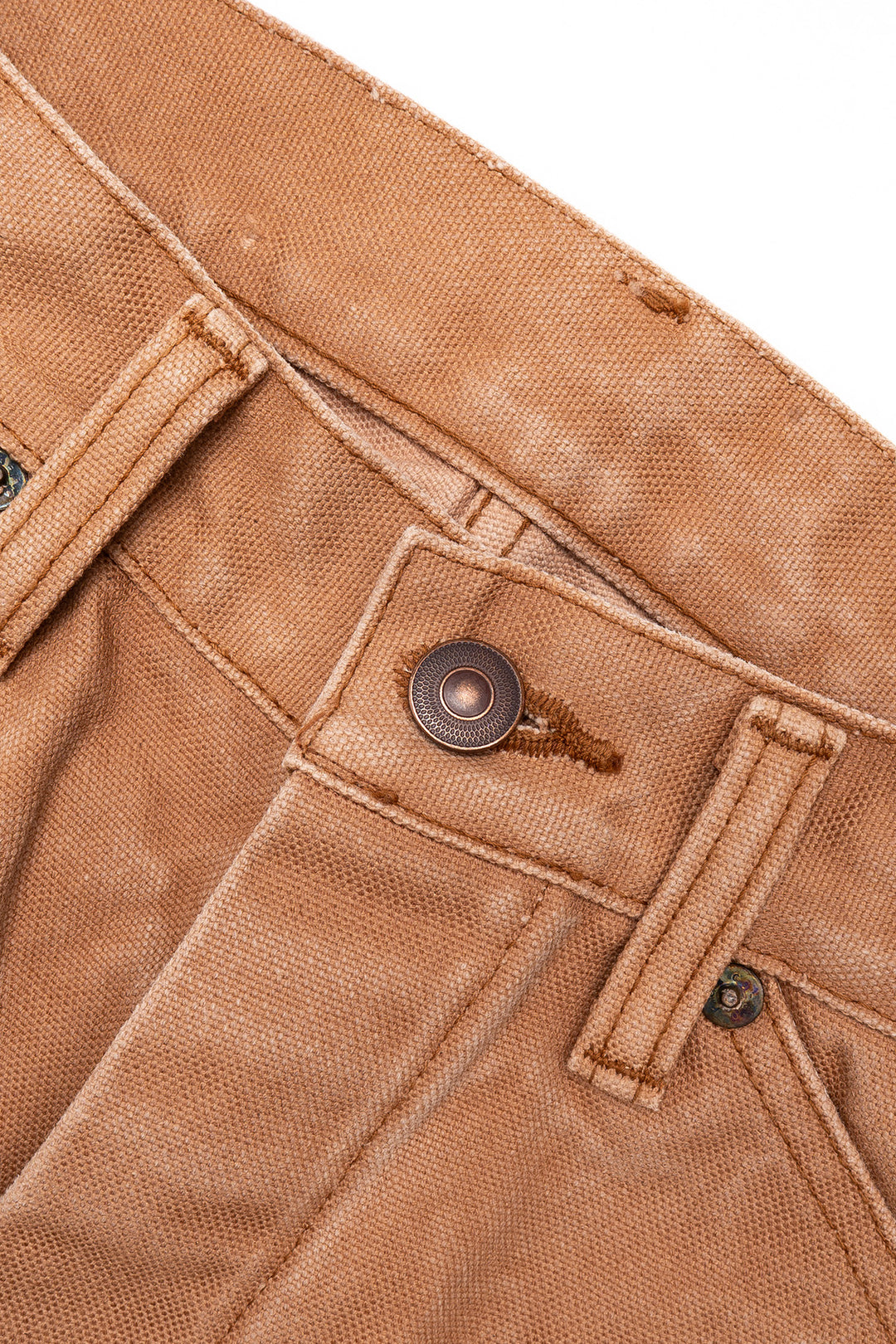 Persimmon Tannin Dye Heavy Duck Work Pants - Wide