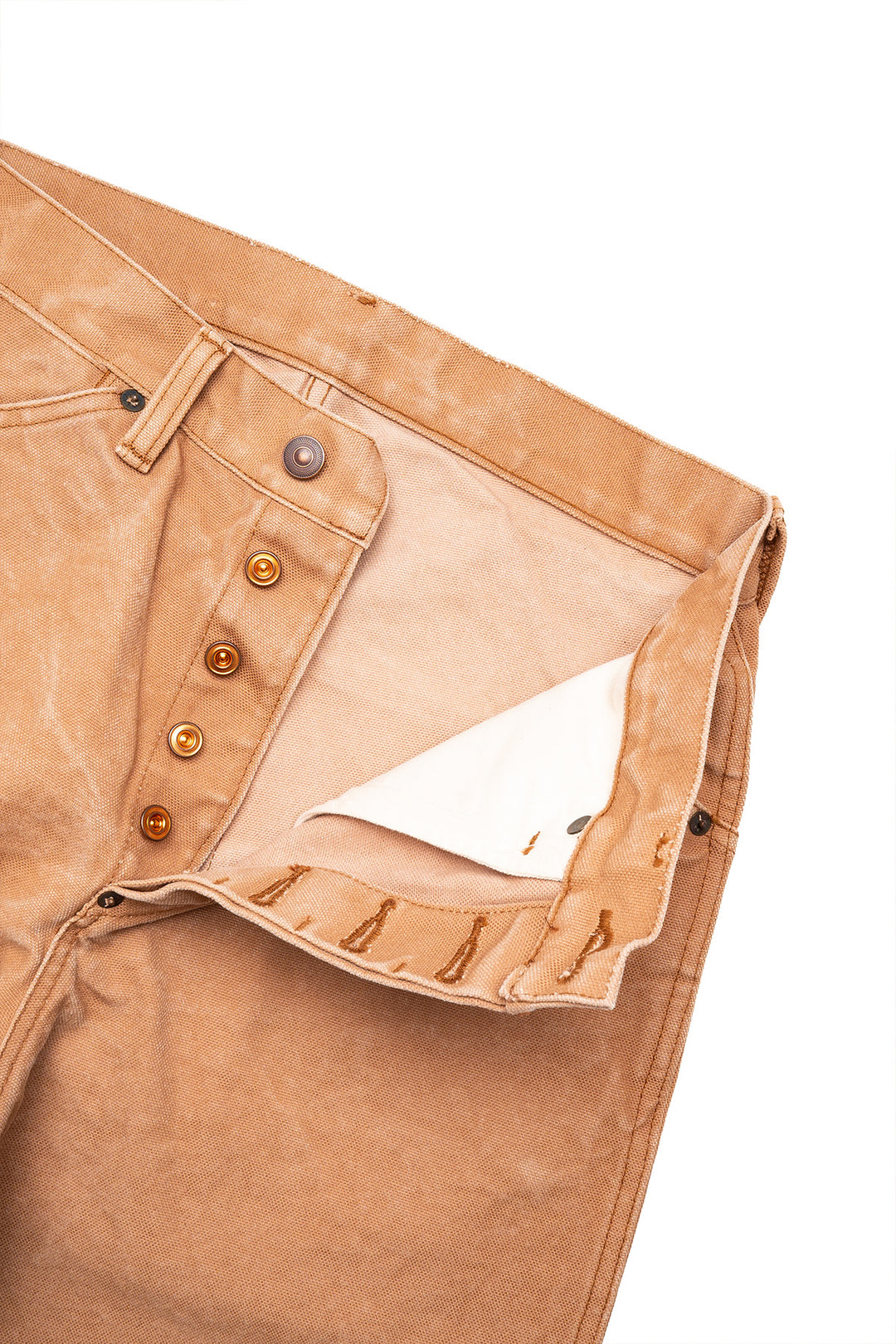 Persimmon Tannin Dye Heavy Duck Work Pants - Wide