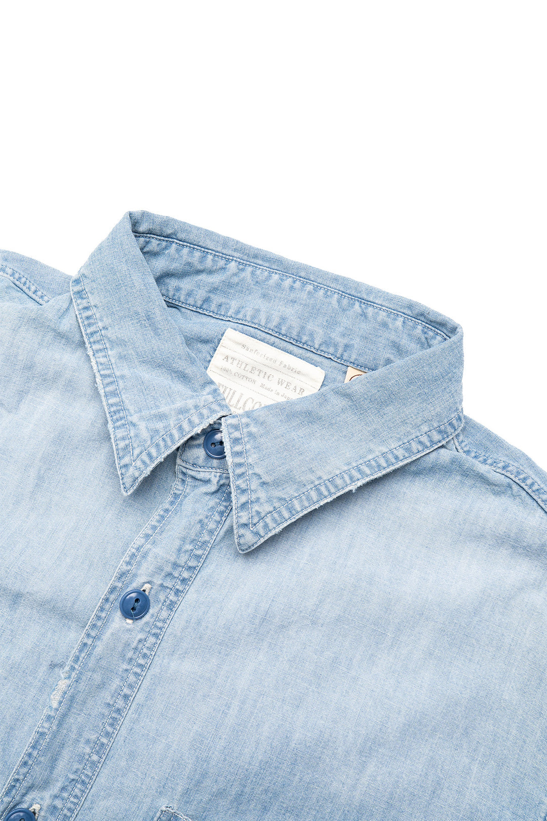Chambray Shirt "Aging" - Blue