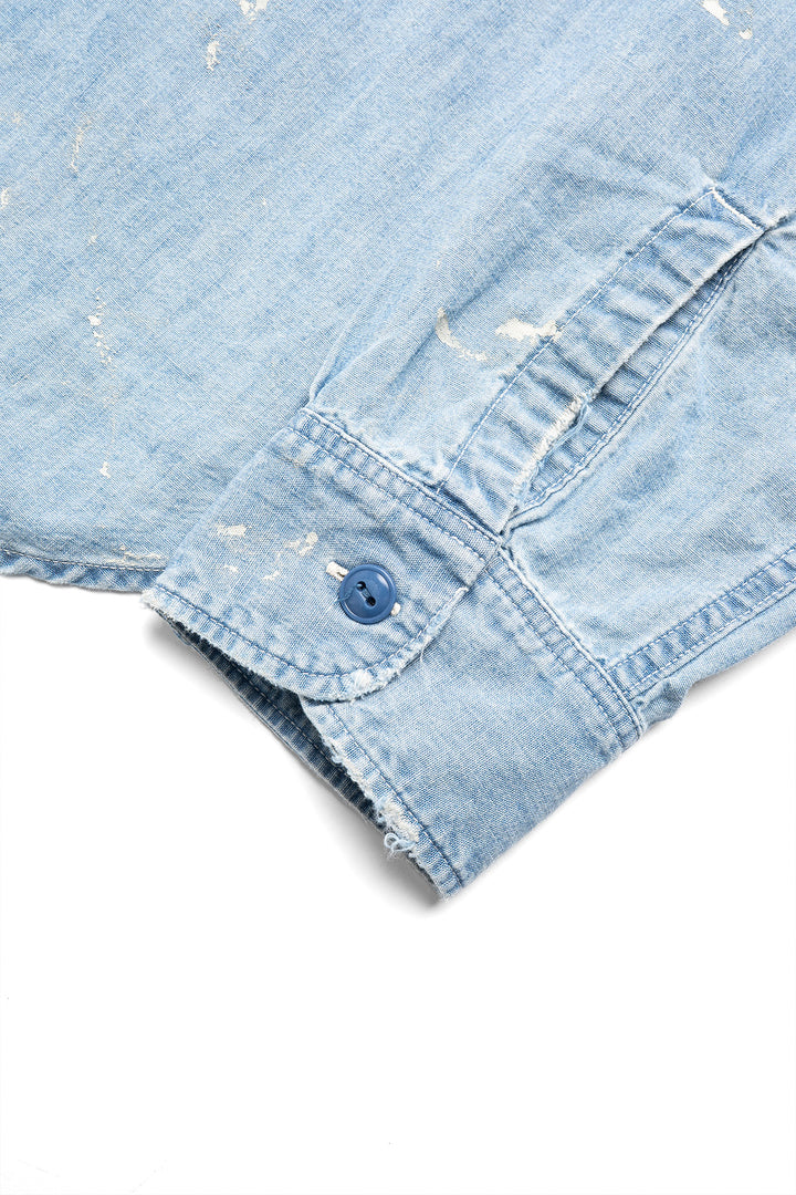 Chambray Shirt "Aging" - Blue